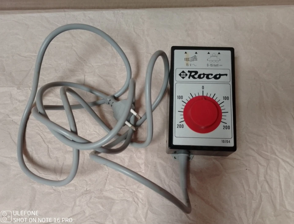 Roco Transformator Trafo Modelleisenbahn 10704 15V Fahrregler Bühler - Bild 4 von 4