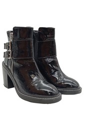 ASOS Reißverschluss-Stiefeletten Damen Stiefeletten Gr. DE 40 schwarz