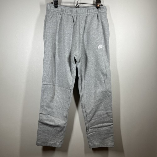 Pantalones deportivos Nike para hombre gris medio con cordón cintura elástica pierna recta RN56323 - Imagen 1 de 11