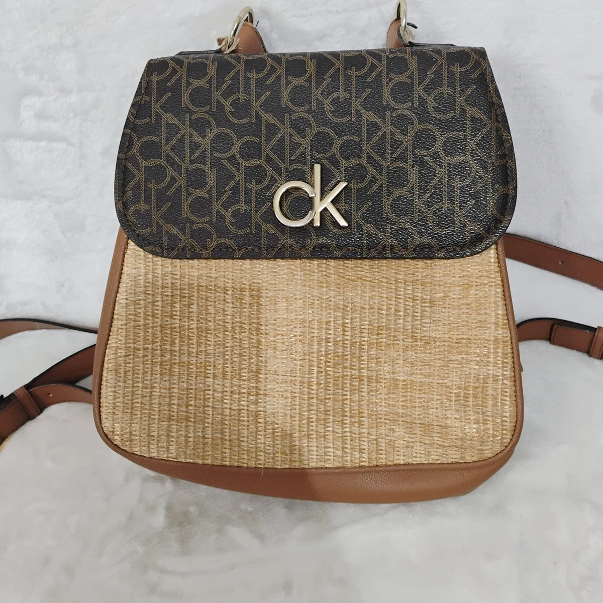 Calvin Klein Straw Exterior Bags & Handbags for Women for  display picture 2