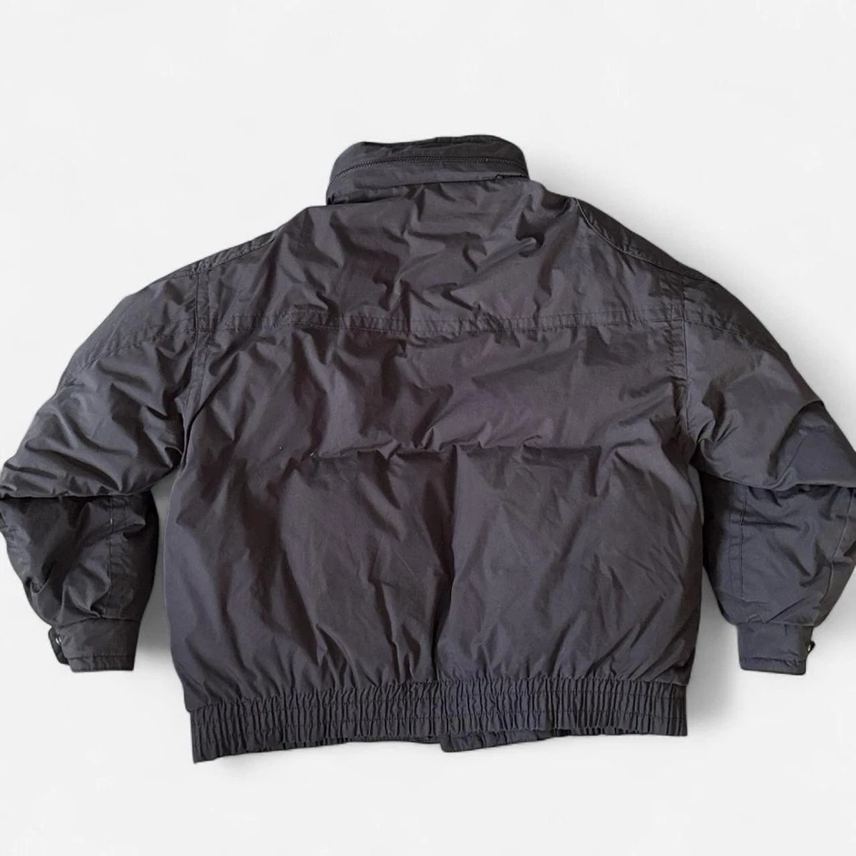 VTG Women Oversized Boxy Down Feather Puffer Tactical Utility Gorp warm coat L - Image 3 of 4