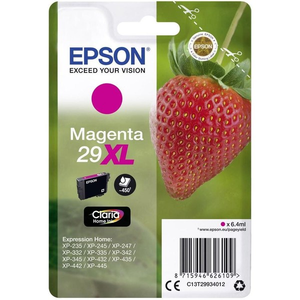 Original Druckerpatrone Xl Epson T2993 Magenta Erdbeere Expression Home XP-442-image