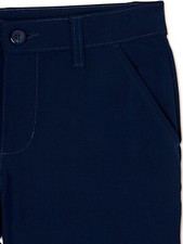 Wonder Nation Boys School Uniform Stretch Performance Shorts Size 16 Navy --X1--