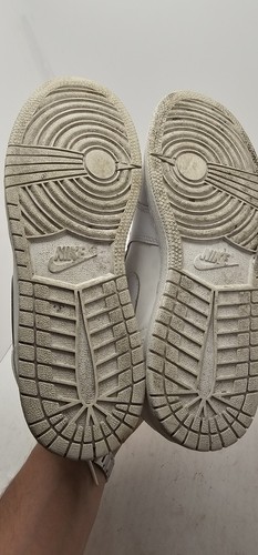 Nike Air Jordan 1 Mid BG 554725-102 Sneakers Shoes White US Size 6Y Youth Unisex - Picture 9 of 9