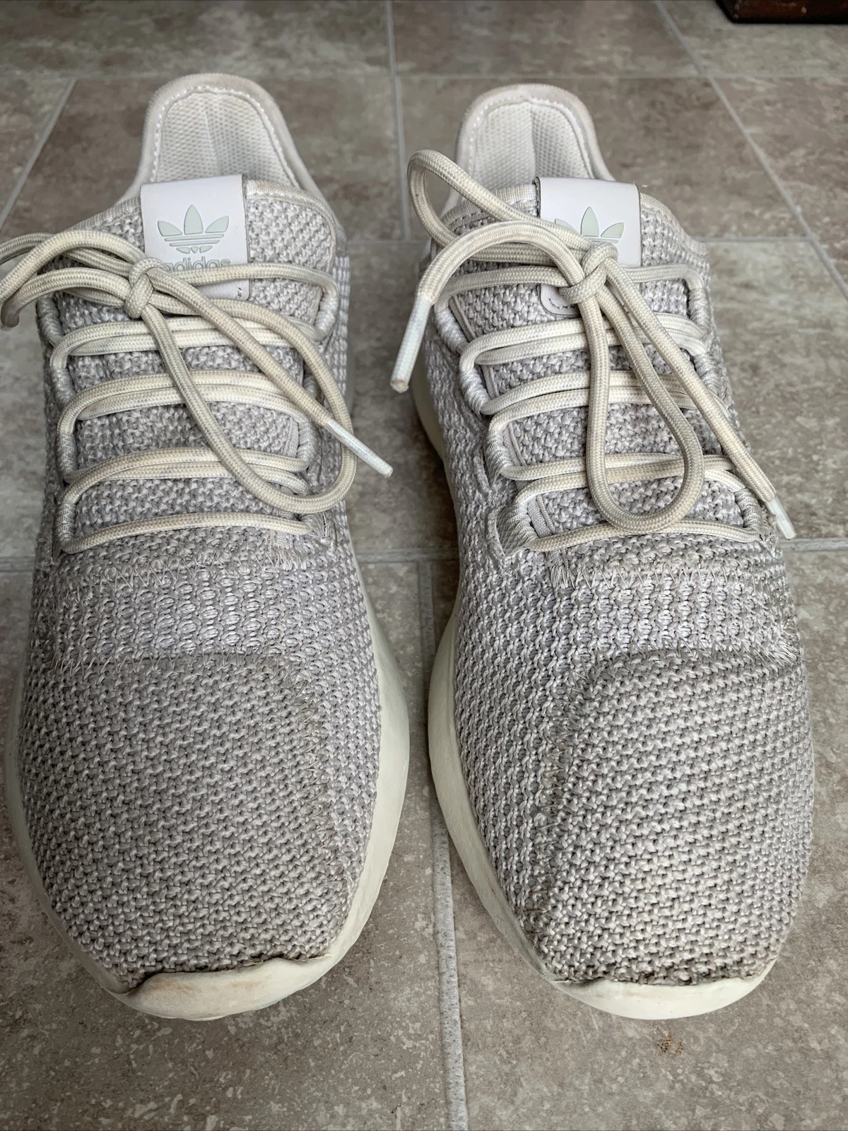 Scarpe da corsa Adidas BB6748 Tubular grigio ombra stringate basse giovani taglia 6 5