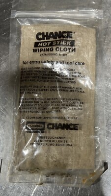 Chance Hot Stick Wiping Cloth Catalog No. M1904 Nos Surplus | eBay