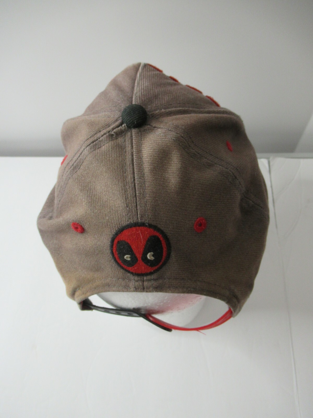 Marvel Deadpool Gray Black Baseball Cap Hat Snapb… - image 3