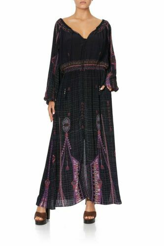 helena long sleeve ruched maxi dress Helena Long Sleeve Ruched Maxi Dress - Black Velvet Maxi
