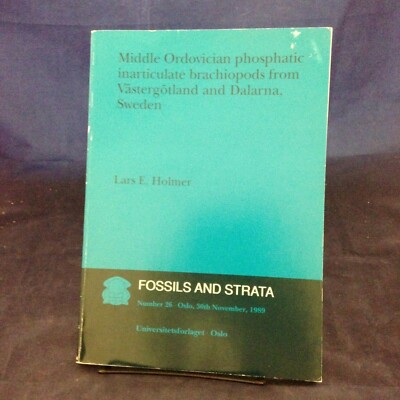 Middle Ordovician phosphatic inarticulllate Holmer Oslo (1989)  PB VG+ 191101