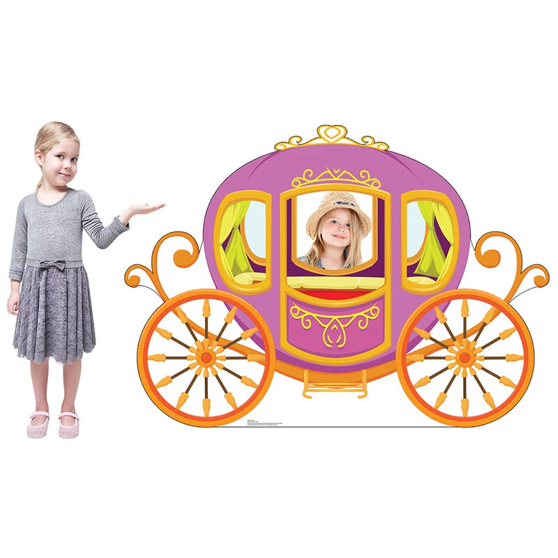 CARRUAJE Stand-In CARTÓN RECORTE Standup Standee Standin Niño Cuento de Hadas Foto 3 de 4