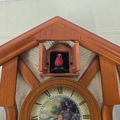 Bradford Exchange Thomas Kinkade Timeless Memories Wall Cuckoo Limited Edition - Picture 3 of 8
