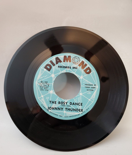 Johnny Thunder ROCK-A-BYE DARLING (RHYTHM & BLUES 45/PS) #132 PLAYS VG++ - Picture 6 of 6
