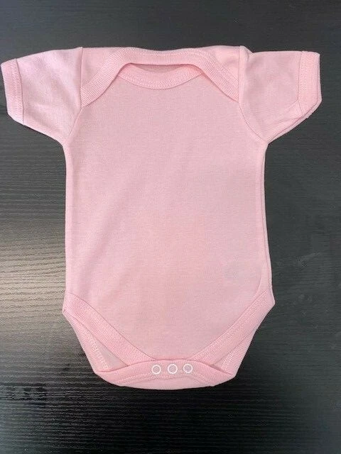 Pink Baby Grows Baby Girl Pink Babygrow Premature Baby Girl Sizes