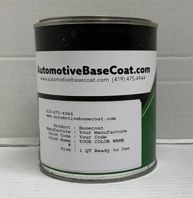Subaru Basecoat Paint - READY TO SPRAY -  1 Quart