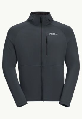 Jack Wolfskin Kolbenberg Hooded FZ Herren Phantom 1711012