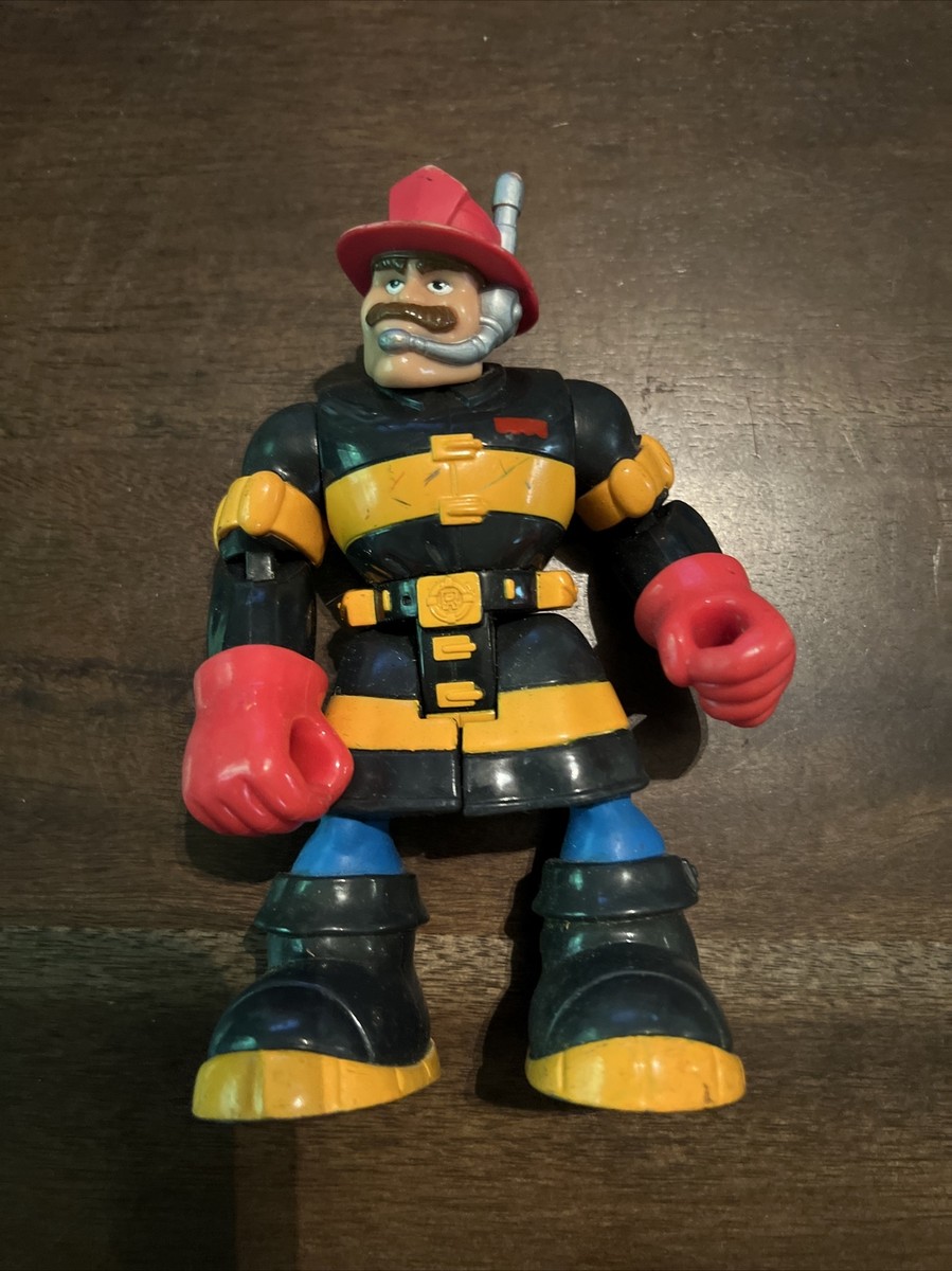 1997 Billy Blazes Fireman Fisher Price Rescue Heroes Figure