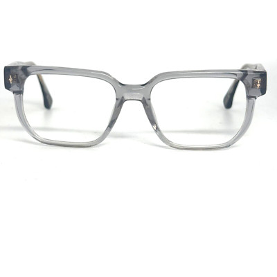 Gigi Studios Lola Gray Clear Eyeglasses Frames 65511/4 52-17-150 H15666