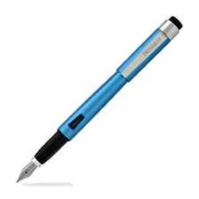 Diplomat Magnum Soft Touch Fountain Pen - Aegean Blue - Broad Point - D40903028