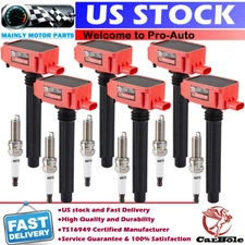 6 Pack Ignition Coil & Spark Plug Kit For 2016-2020 Jeep Grand Cherokee 3.6L V6