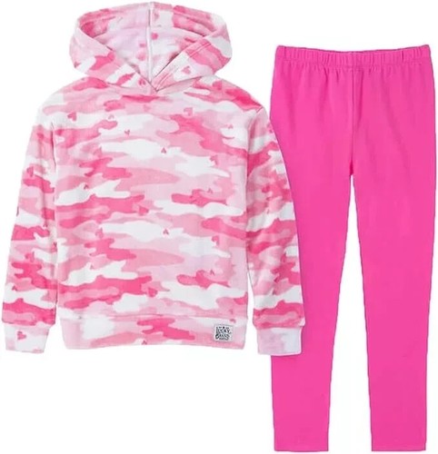 Lucky Brand Girls Youth Pink Camo Plush Top & Legging 2-piece Set VARIETY NEW - Picture 10 of 16