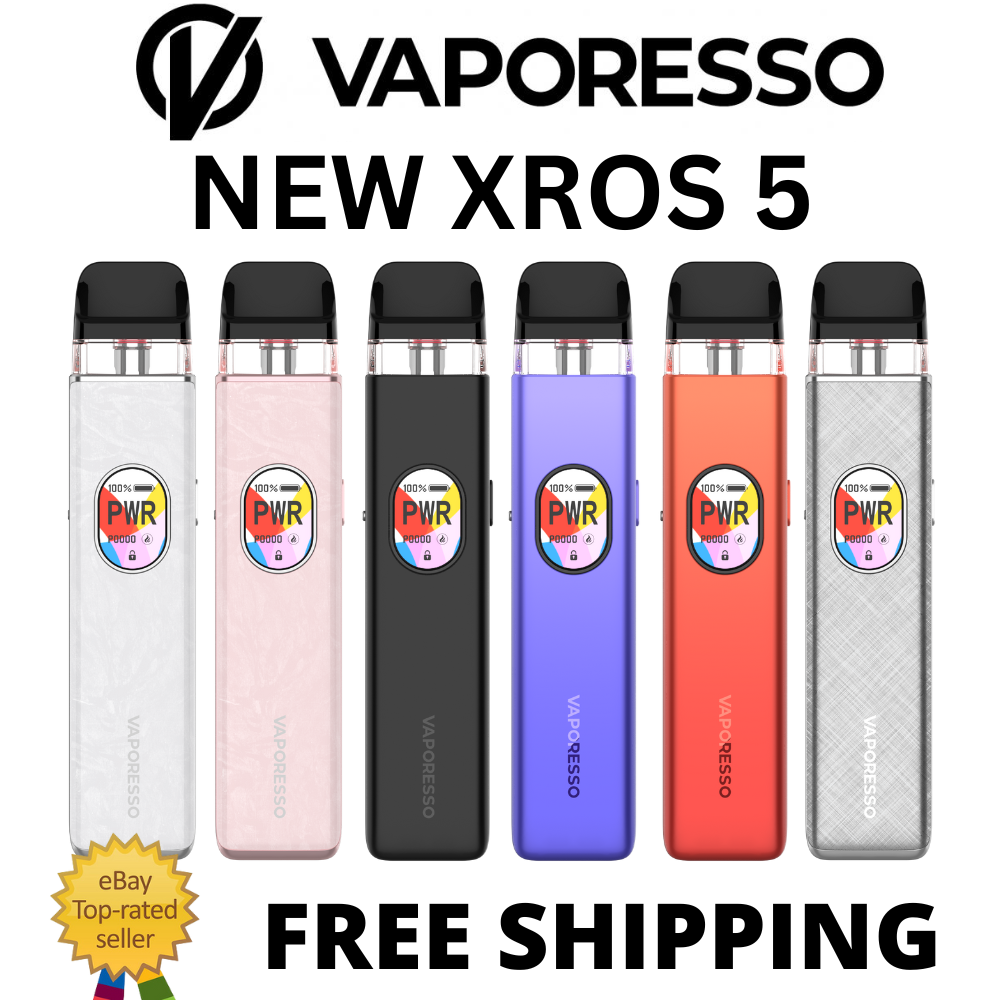 Vaporesso Xros 5 1500mAh 30W Pod Kit 2ML Xros Corex 3.0 Pods 3A Fast  Charging