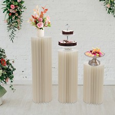 3 PCs Wedding Flower Stand Party Decoration Dessert Table Cylinder Display Rack