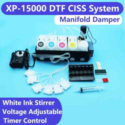 XP-15000 Printhead DTF Manifold Ink Supply System With Damper kit