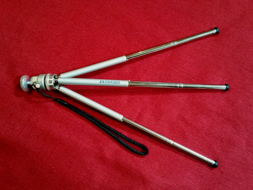 Hakuba Mini Camera Tripod - 6" w/ Extendable Leg Length, Swivel Head, Soft Feet - Image 2 of 4