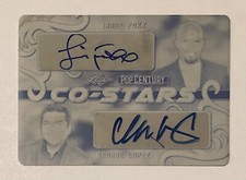 2020 Leaf Pop Century Jamie Foxx / George Lopez Co-Stars Auto Black Plate 1/1