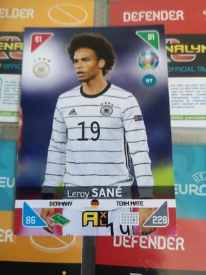 Panini D10 ADRENALYN XL UEFA Euro 2020 Kick Off #97 Leroy SANE Germany