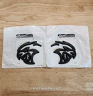 NEW 2022-2023 Dodge Challenger Hellcat Black Metallic Fender (2) Emblems, OEM