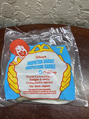 1999 McDonalds Happy Meal Toy Disney Inspector Gadget #7 Secret Communicator NIP