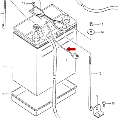 * USA SHIPPER * Suzuki Samurai Battery Main Fuse Lead
