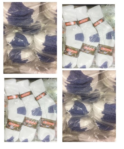 5-100 Dozens Wholesale Lots Mens Solid Sports Cotton Crew Socks P274 Gifts Cheap - Picture 10 of 18