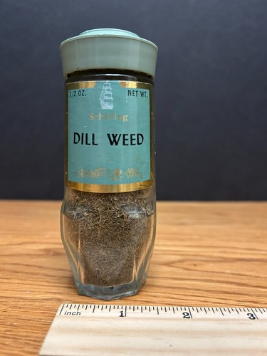 ✰ Vintage SCHILLING/McCormick Spice Jars Avocado/Sage Green Lid ✰YOUR CHOICE✰ - Picture 18 of 53