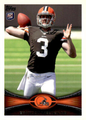 2012 Topps #3a Brandon Weeden Rookie Cleveland Browns