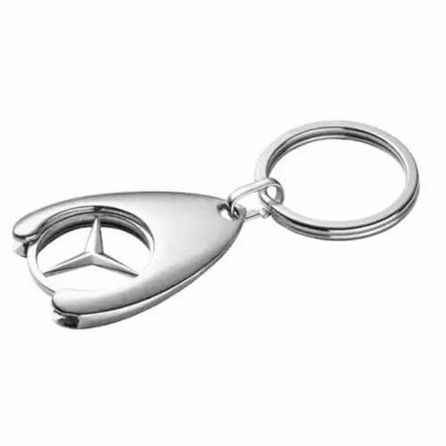  Schlüsselanhänger Einkaufs Chip Stern Für Mercedes-Benz Einkaufswagen - Bild 1 von 11