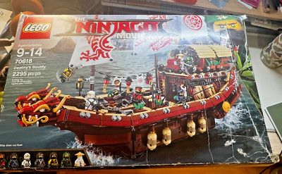 LEGO The Ninjago Movie: Destiny's Bounty (70618) Brand New Retired, Damaged Box