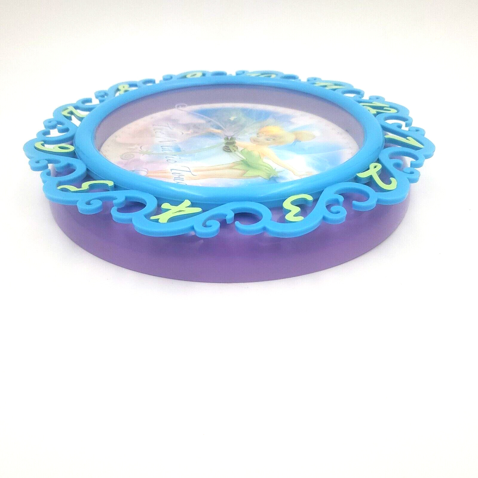 DISNEY TINKERBELL HOLOGRAPHIC WALL CLOCK  The Magic Touch & Pretty Little Pixie