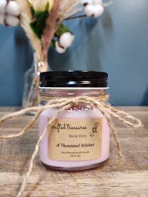 8oz  handmade scented candles