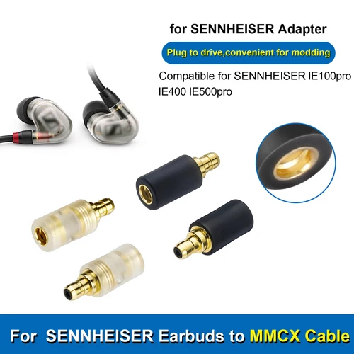 2PCS Kopfhörer Kabel Adapter MMCX Buchse für Sennheiser IE100pro IE400 IE500pro - Picture 2 of 8