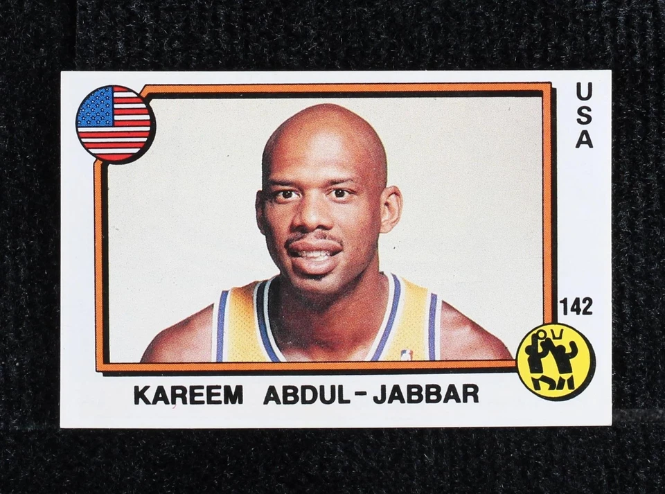 1988 Panini Supersport Stickers - Kareem Abdul-Jabbar #142