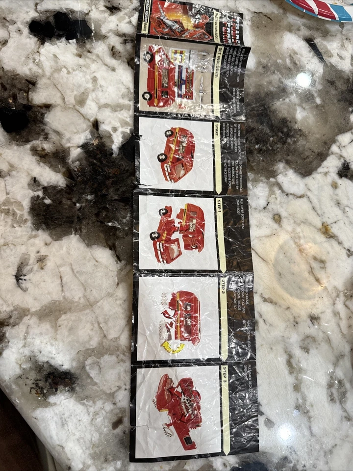 Transformers Original G1 1984 TM Ironhide Pre Rub Instruction Booklet - Image 2 of 4