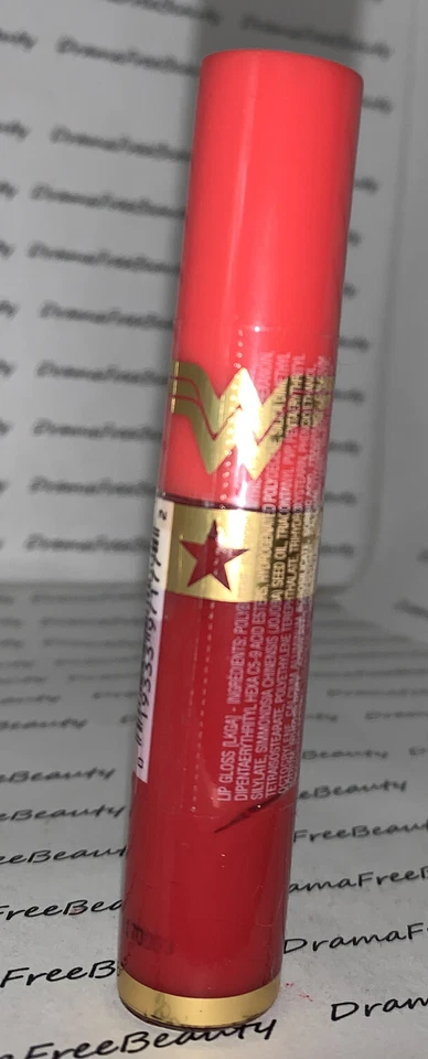 Walgreens Limited Edition DC Comics WW Lip Gloss *WONDER WOMAN* Red New & Sealed - Image 2 of 4