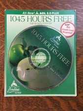 Vintage 2003 AOL 8.0 Plus CD Disc America Online Collectible Green Apple Sealed