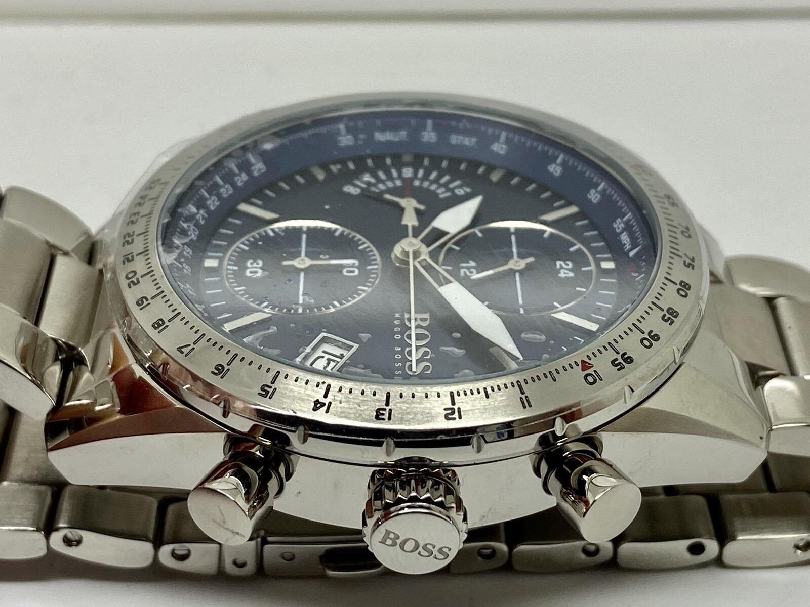 Hugo Boss HB4241143525 Men's Watch WR50m Doesn't Work AS Is FOR REPAIR