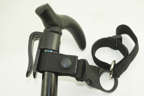 Walking Stick/Cane ~WRIST STRAP/Cord ~ Pants belt Clips Holder ~perfect solution - Picture 7 of 10