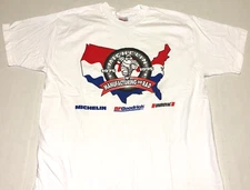 Rare! 1995 Michelin BF Goodrich Uniroyal Tires R&D T-Shirt New! XL Single Stitch