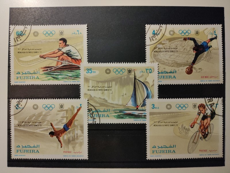 1972 Fujeira Stamps(Olympics-Munich'72),CTO,NH,OG