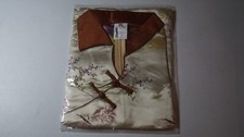 Women's Sleeveless Qipao Top Chinese Style Mandarin Collar Flower Cheongsam Sz:M